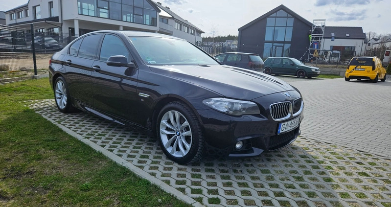 BMW Seria 5 cena 89790 przebieg: 207000, rok produkcji 2015 z Gdynia małe 92